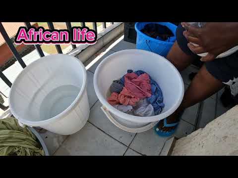 Relaxing African Life: Asmir Washes Clothes in Calming ASMR Video