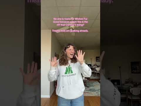 So locked in #wicked #cynthiaerivo #wickedforgood