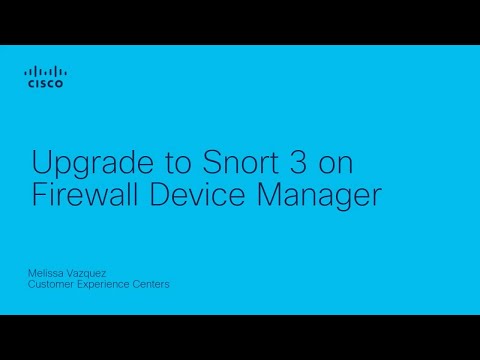 Upgrade to Snort 3  on Firewall Device Manager