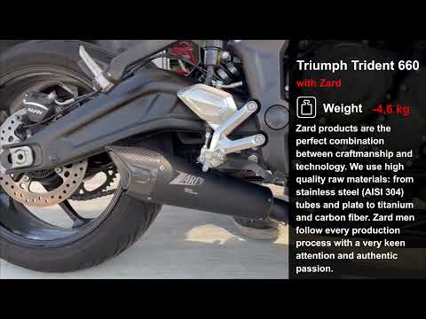 Top 8 Full Exhaust Sound Triumph Trident 660 / Akrapovic, Yoshimura, SC-Project, GPR, Zard, HPCorse