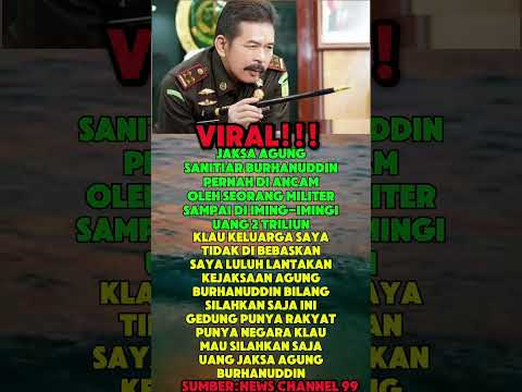 PARAH!!! BAHKAN SEORANG JAKSA AGUNG PUN DI ANCAM#shorts #trendingnews #beritaterkini #viral