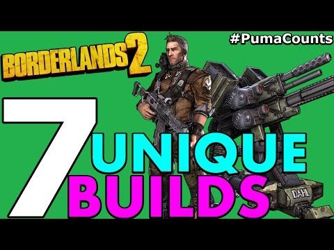 Top 7 Best, Cool and Unique Class Builds and Play Styles in Borderlands 2 #PumaCounts - UCbbwieYl0WBCPsXB9uKvVUA