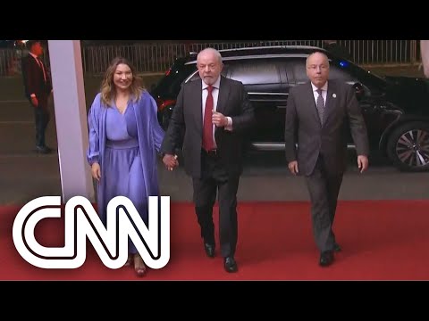 Lula chega ao Itamaraty para jantar com líderes mundiais | CNN PRIME TIME
