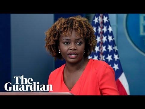 White House press secretary Karine Jean-Pierre addresses reporters – watch live