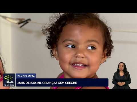 Mais de 630 mil crianças estão sem creche