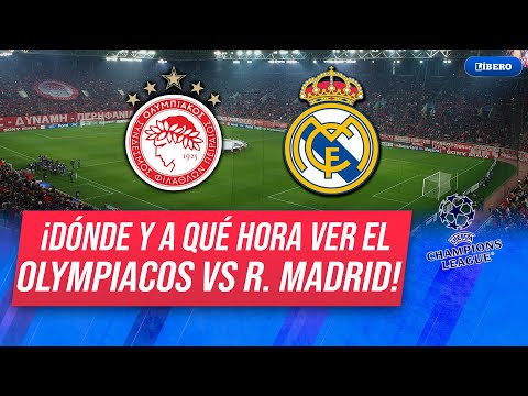 Olympiacos 🆚 Real Madrid: dónde ver por Champions League 2025 Fase Liga | Líbero