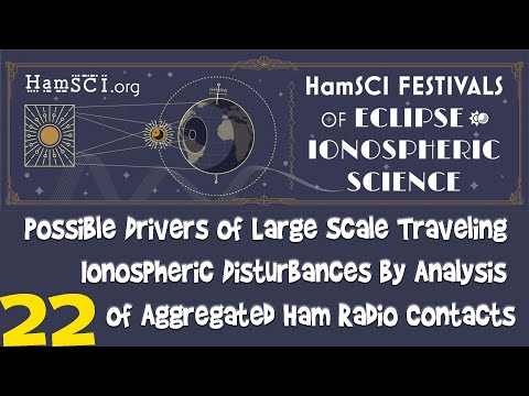 HamSCI 2024: Possible Drivers of Traveling Ionospheric Disturbances | Aggregated Ham Radio Contacts