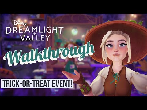 Trick-or-Treat Event Guide! – Walkthrough – Gameplay – Disney Dreamlight Valley