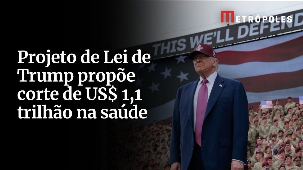 Projeto de Lei de Trump propõe corte de US$ 11 trilhão na saúde