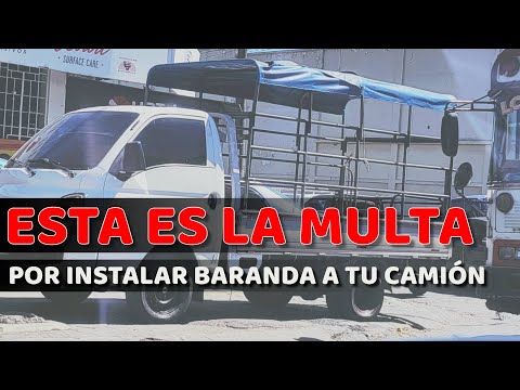 Son $150.00 de multa por INSTALAR BARANDA sin la autorización del VMT