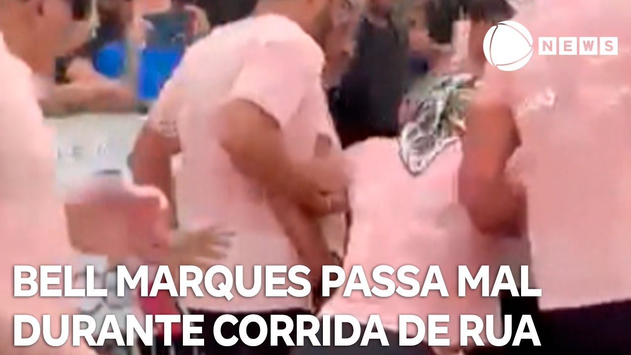 Bell Marques passa mal durante corrida de rua em Fortaleza