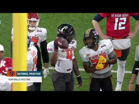 Red Zone Team Drills  | Senior Bowl Practice Day 3 | The New York Jets | NFL video clip