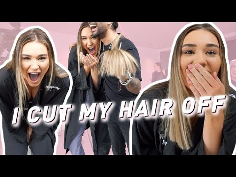 I CUT MY HAIR OFF | VLOG