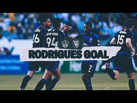 GOAL: Rodrigues with an alert headed goal vs. LA Galaxy