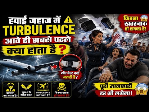 हवाई जहाज में Turbulence आते ही सबसे पहले क्या होता है ? यह कितना खतरनाक हो सकता है |