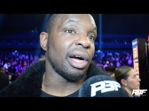 “CAN’T FIGHT ME LIKE THAT” – DILLIAN WHYTE IMMEDIATE REACTION TO DEREK CHISORA BEATING OTTO WALLIN