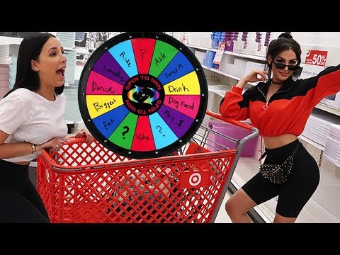 SPIN THE MYSTERY WHEEL Challenge In TARGET (1 SPIN = 1 DARE) - UC2hFZwNM71iOOCY3guLE7KQ