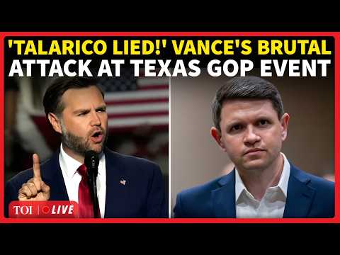 LIVE | 'WHERE IS TALARICO?': JD Vance Slams Ken Paxton's Texas Opponent As Midterms Race Heats Up