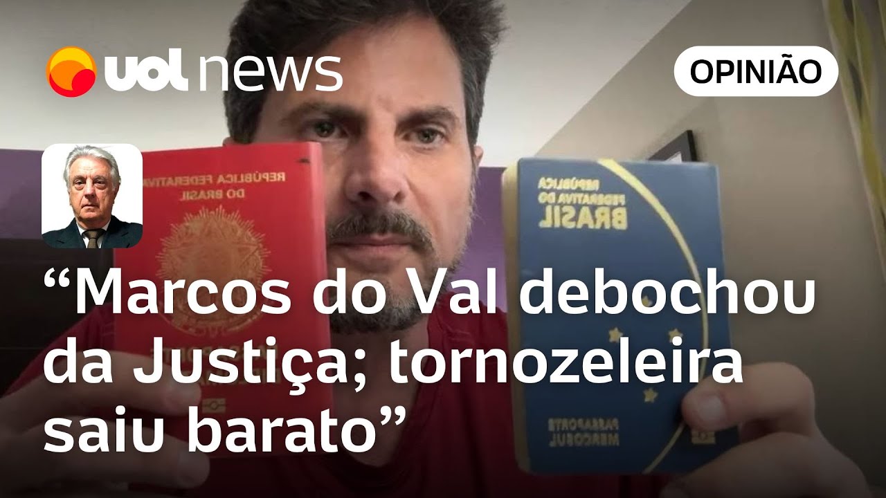 Moraes erra ao determinar tornozeleira para Marcos do Val diz Maierovitch Medida branda