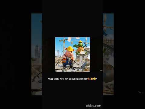 “Construction Chaos 🏗️💥” #shorts #viralshorts #entertainment