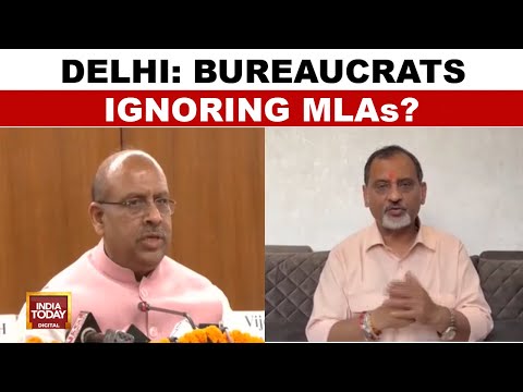 Delhi Speaker Writes to Chief Secretary Over Bureaucrats Ignoring MLAs