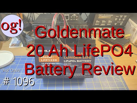 Goldenmate 20 Ah LifePO4 Battery Review (#1096)