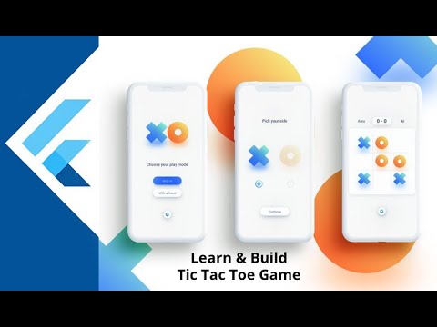 Flutter Tic Tac Toe Game | Learn & Build Mobile iOS and Android Games using Flutter