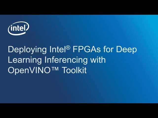 How to Use TensorFlow with Intel FPGAs