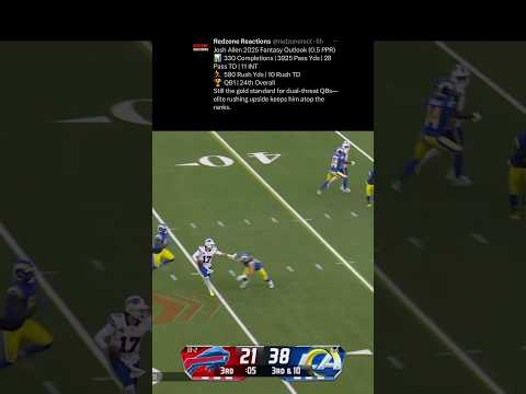 Can Josh Allen continue to tear up the NFL? #billsmafia #bills #JoshAllen #fantasyfootball