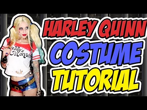 HARLEY QUINN (SUICIDE SQUAD) COSTUME TUTORIAL | Halloween 2015 - UCiWbNSajTR_7gxfjaXxExJQ