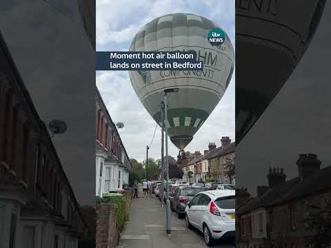 The British Balloon and Airship Club confirmed everyone was okay #itvnews #hotairballoon