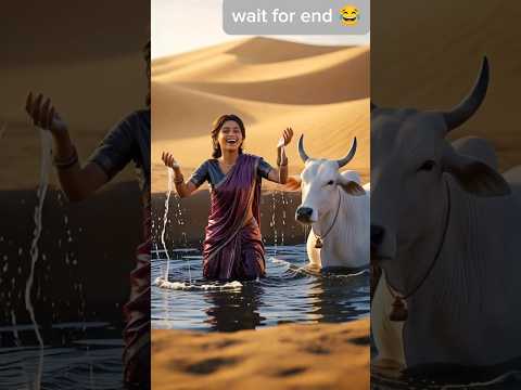 Sad story of cow and girl || #cow #shortsfeed #emotionalstory #ai