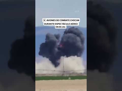 Video capta choque aéreo de dos aviones de combate en EE.UU. | Gestión