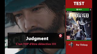 Vido-Test : [TEST] Judgment sur XBOX SERIES X - C'est TOP d'tre dtective !!!!!