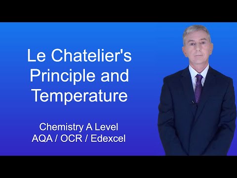 A Level Chemistry Revision “Le Chatelier’s Principle and Temperature”