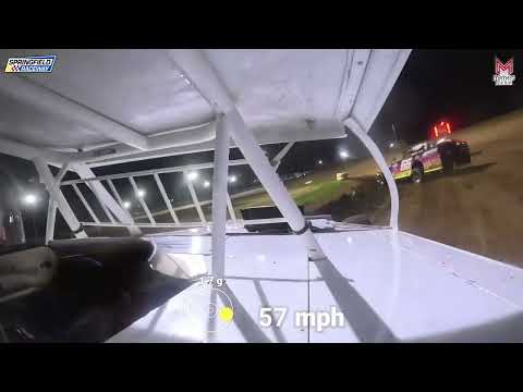 #61 Sturgis Streeter - B-Mod - 6-1-2024 Springfield Raceway - In Car Camera - dirt track racing video image