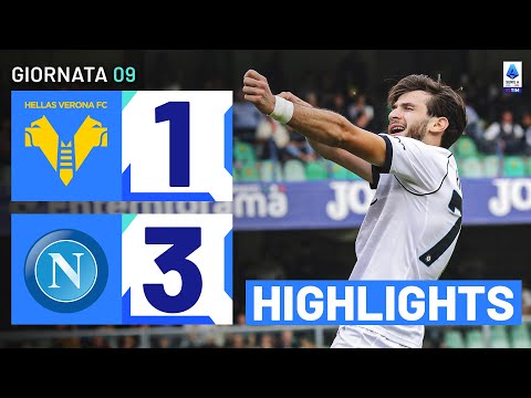 VERONA-NAPOLI 1-3 | HIGHLIGHTS | 9ª GIORNATA | SERIE A TIM 2023/24