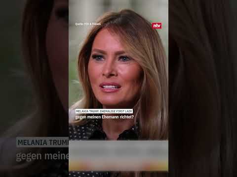 Melanie Trump gibt Demokraten und Medien die Schuld an Trump-Attentat | #ntv #shorts #usa #trump