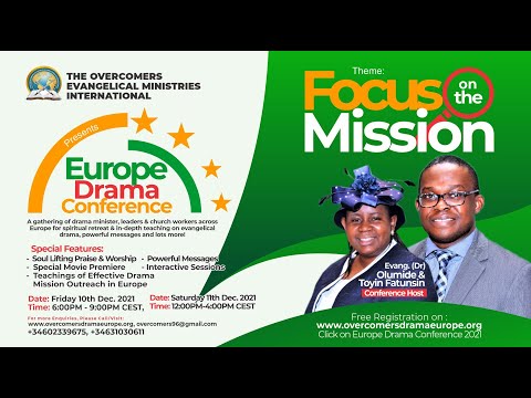 Focus on the Ministry - Europe Drama Conference 2021