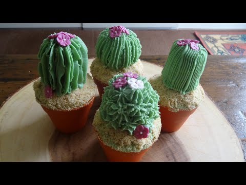 Cactus Cupcakes......how to make.