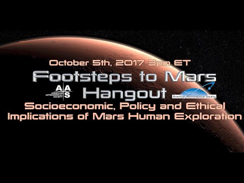 Socioeconomic, Policy and Ethical Implications of Mars Human Exploration - UCQkLvACGWo8IlY1-WKfPp6g