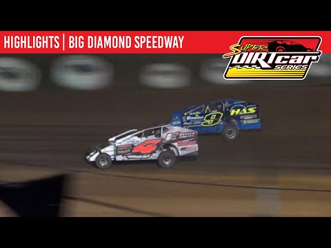 Super DIRTcar Series Big Block Modifieds | Big Diamond Speedway | July 11, 2023 | HIGHLIGHTS - dirt track racing video image