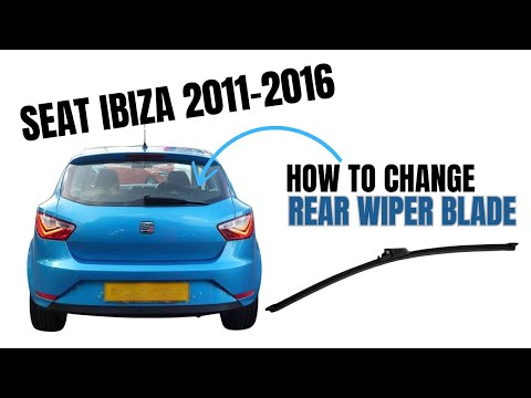 Demontaż tylnej wycieraczki Seat Ibiza.