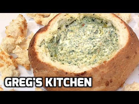 PULL APART SPINACH CHEESE DIP COB  - Greg's Kitchen - UCGXHiIMcPZ9IQNwmJOv12dQ