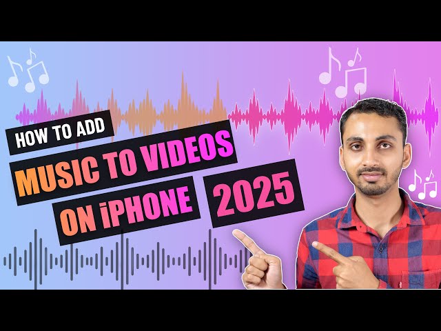 how do i add music to videos on iphone