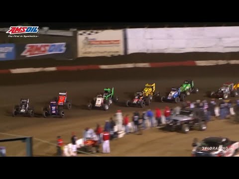 HIGHLIGHTS: USAC AMSOIL National Sprints | Perris Auto Speedway | Oval Nationals Finale | 11-5-2022 - dirt track racing video image