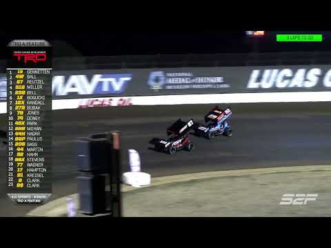 9.12 POWRi 410's Hockett/McMillin Memorial Night #1 Highlights - dirt track racing video image