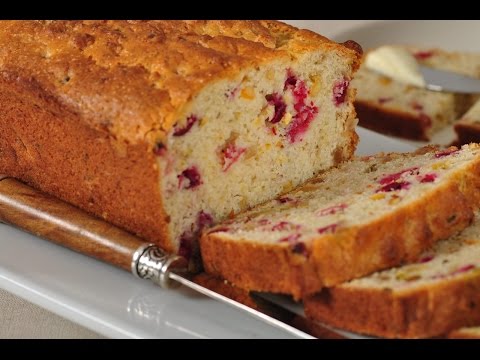 Cranberry Bread Recipe Demonstration - Joyofbaking.com - UCFjd060Z3nTHv0UyO8M43mQ