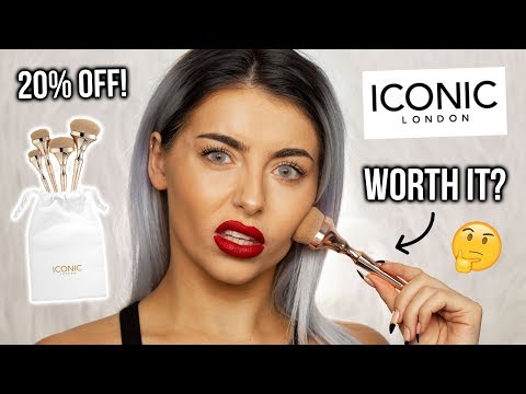 TESTING ICONIC LONDON HD BLEND BRUSHES + DISCOUNT CODE! EVERY DAY GLAM MAKEUP TUTORIAL! - UCeOYFSJpQT27y3V6faZNC2g