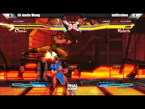 Justin Wong vs Infiltration - Street Fighter X Tekken - Final Round XVI Losers Finals - UCVg9nCmmfIyP4QcGOnZZ9Qg